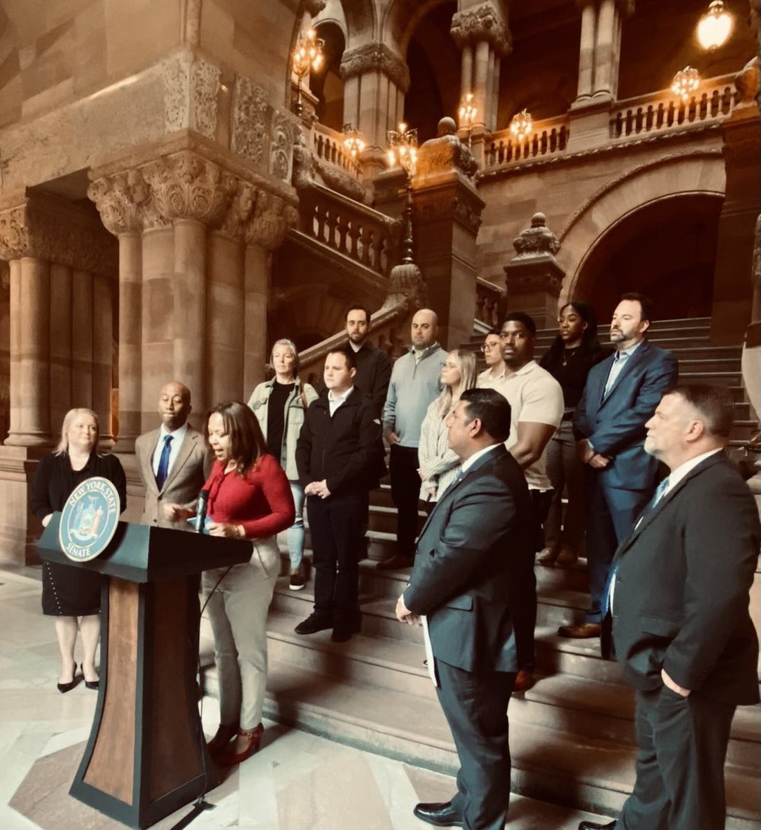 Bitcoiners and politicians come together in Albany, New York to speak out against a proposed ban on proof-of-work mining and to keep industry jobs in the state.