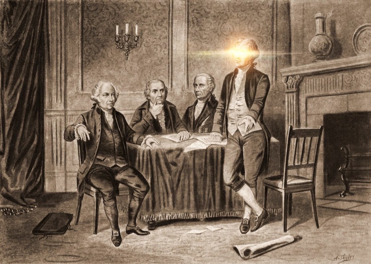 Leaders of the Continental Congress--John Adams, Morris, Hamilton, Jefferson / A. Tholey.