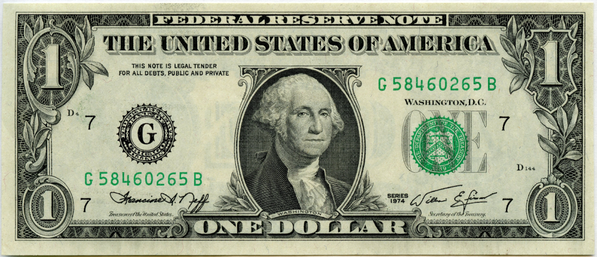 us dollar american dollar one