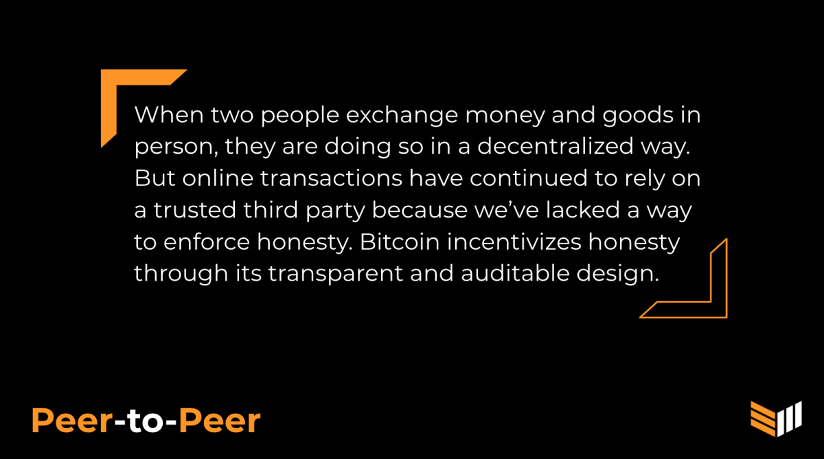 Bitcoin is useful for peer-to-peer transactions between individuals.