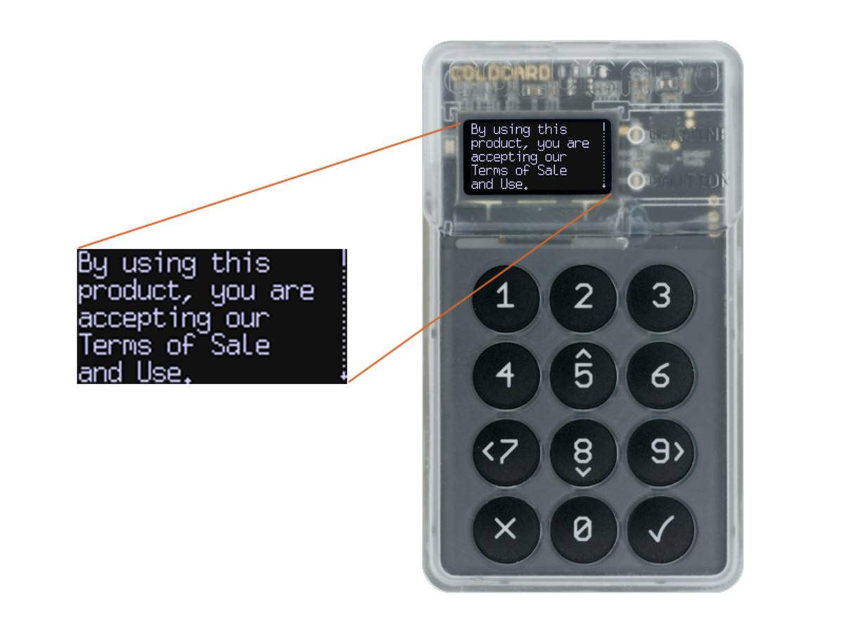 It's easy to set up a bitcoin hardware wallet like ColdCard