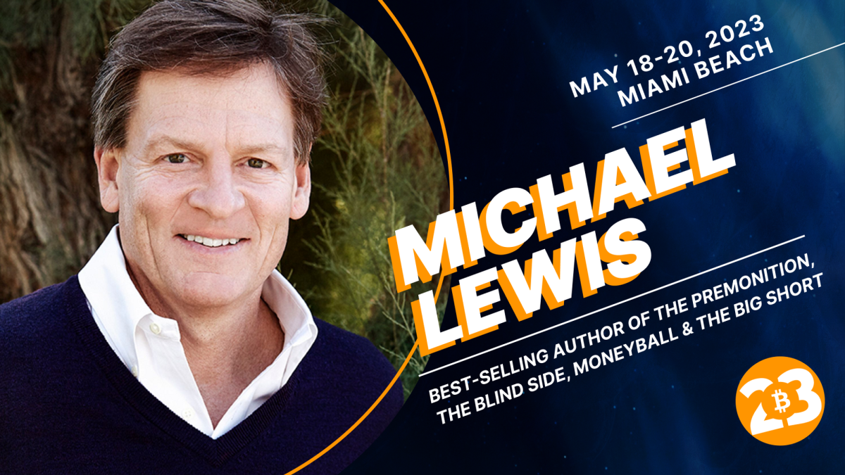 畅销书作家迈克尔·刘易斯 (Michael Lewis) 将在迈阿密的比特币 2023 大会上发表演讲