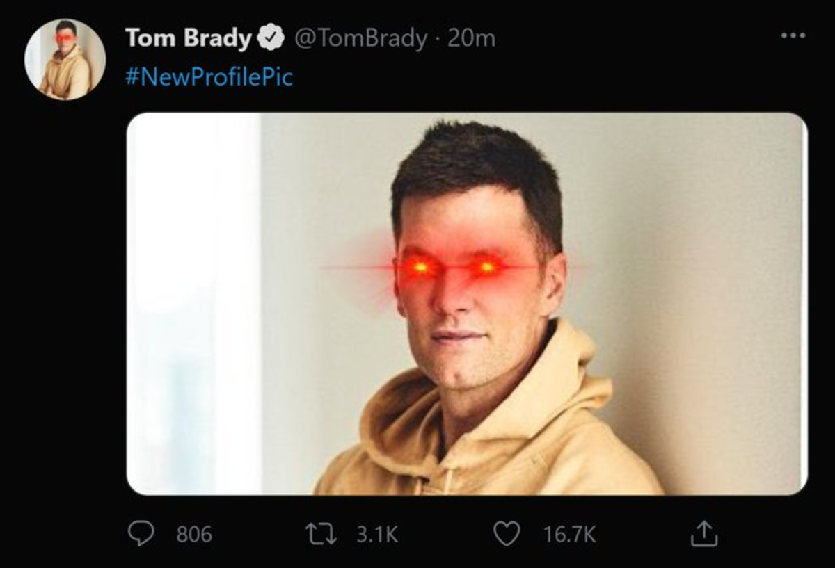 Tom Brady Jokes About 'Laser Eyes' Failure Amid Bitcoin Price Drop