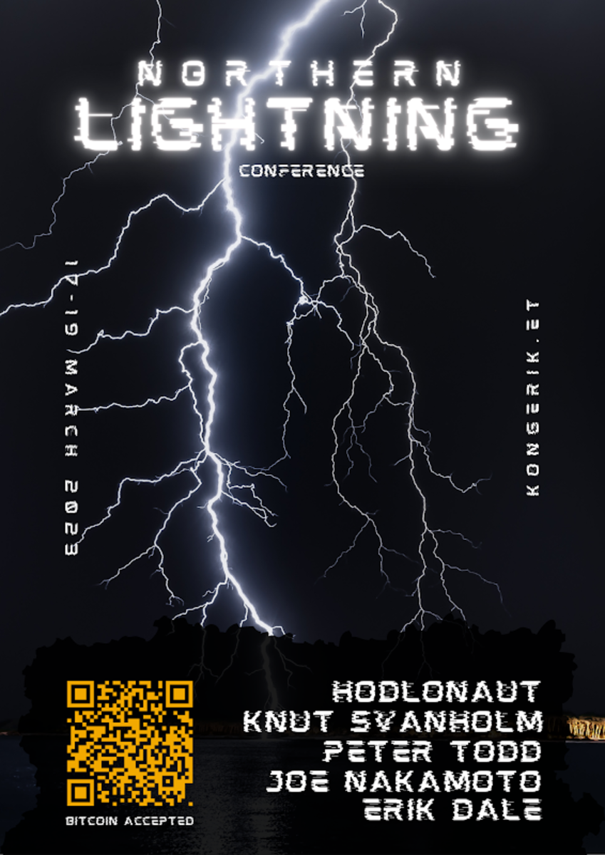 Norway is putting on a major Bitcoin conference with high-signal speakers, topped off with an otherworldly rave running on Lightning.