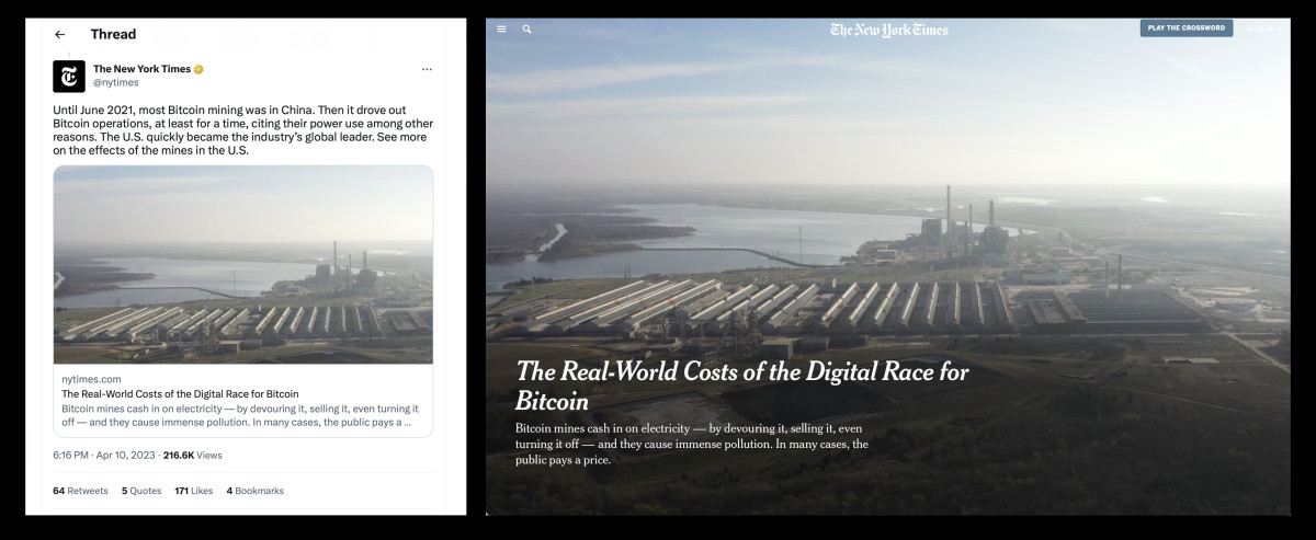 new york times magazine bitcoin