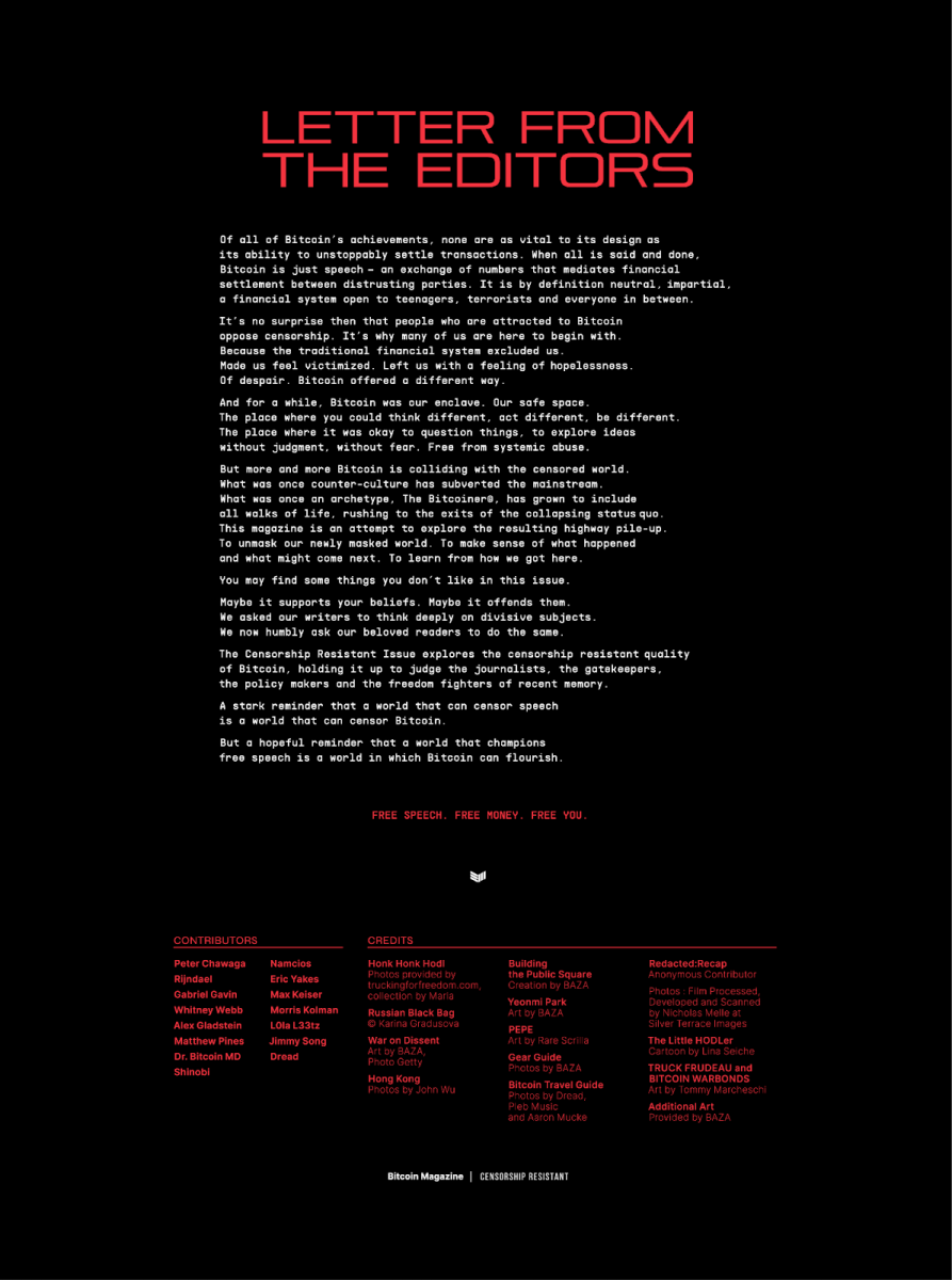 bitcoin magazine q2 2022 letter from editors
