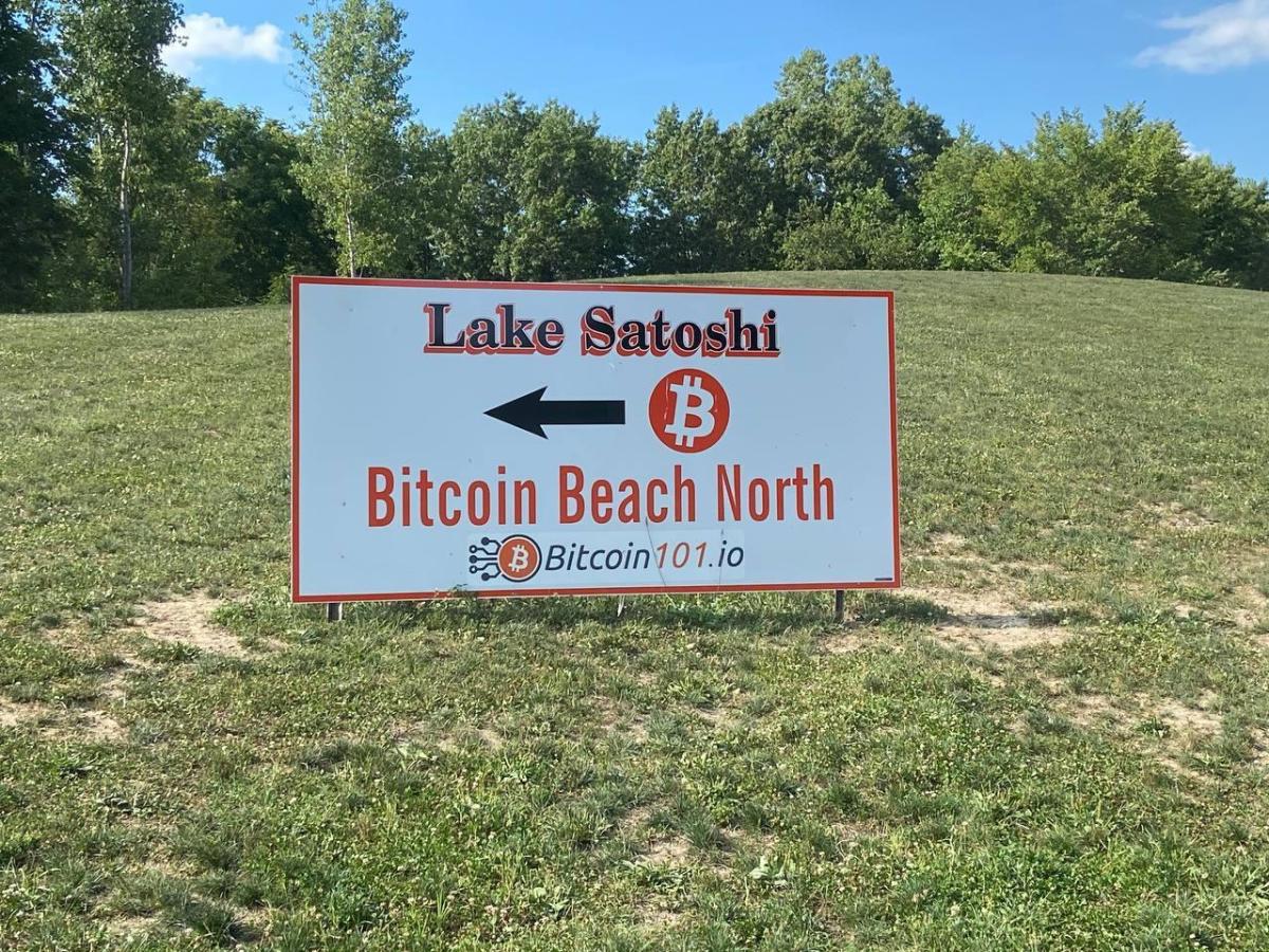 Lake Satoshi and bitcoin beach north