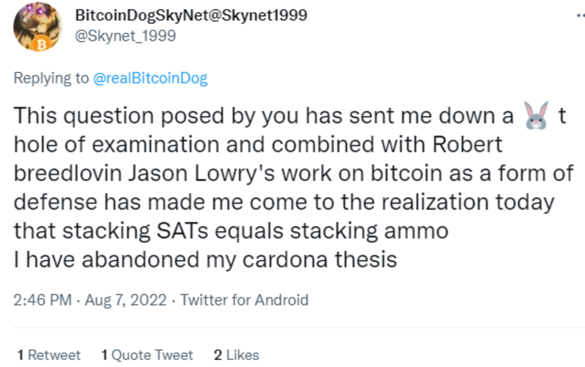 Acquiring bitcoin by any means necessary is not a moral stance. Trading altcoins in order to stack more sats does not fit with Bitcoin Maximalism.