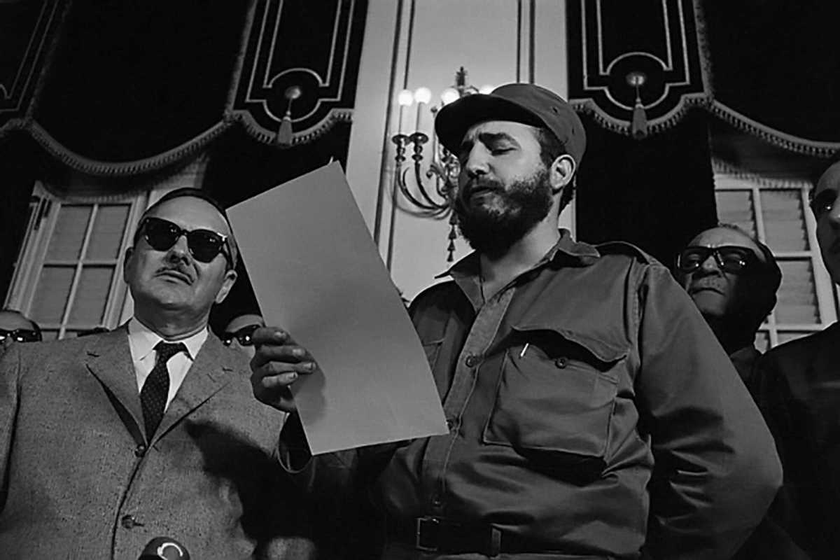 The Socialist Revolutionary Leader Fidel Castro (Source).