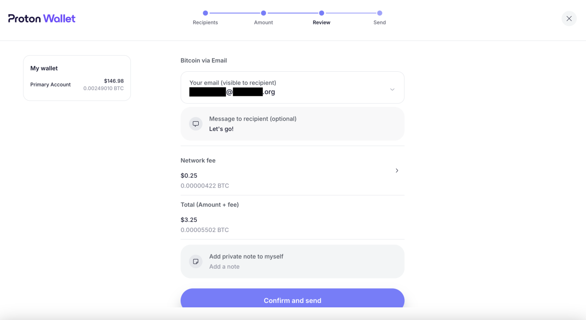 Reviewing transaction details