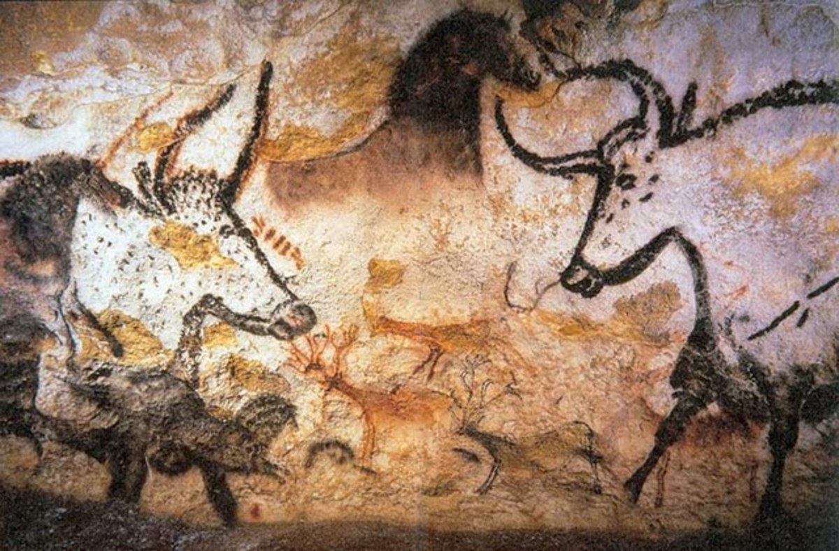 Lascaux cave paintings. Age estimated at 17,000 years. Culture was preserved in this amazing art that is more than 10,000 years older than the oldest of the Seven Wonders of the Ancient World, the Pyramids of Giza. https://en.wikipedia.org/wiki/Lascaux