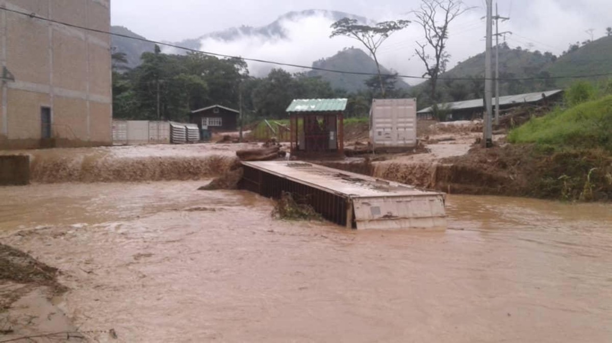 The aftermath of the flooding of the BigBlock Datacenter Virunga farm. Photo courtesy of Sébastien Gouspillou.