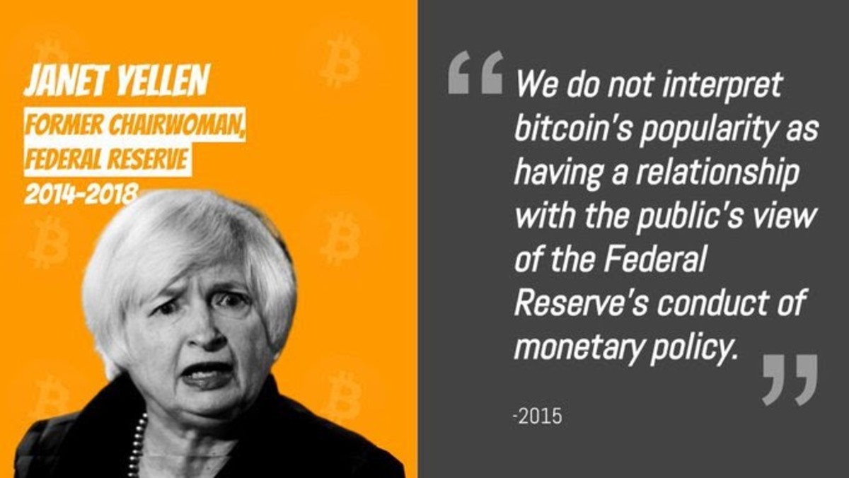 Janet Yellen Sounds Like She’s Scared Of Bitcoin