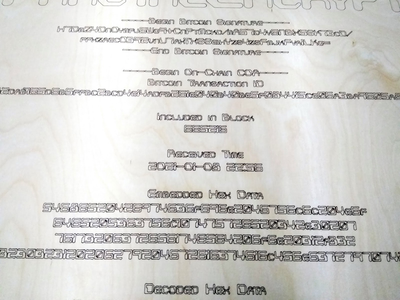 Decoding The “Bitcoin Full Node Sculpture,” A Cypherpunk Chronometer 41