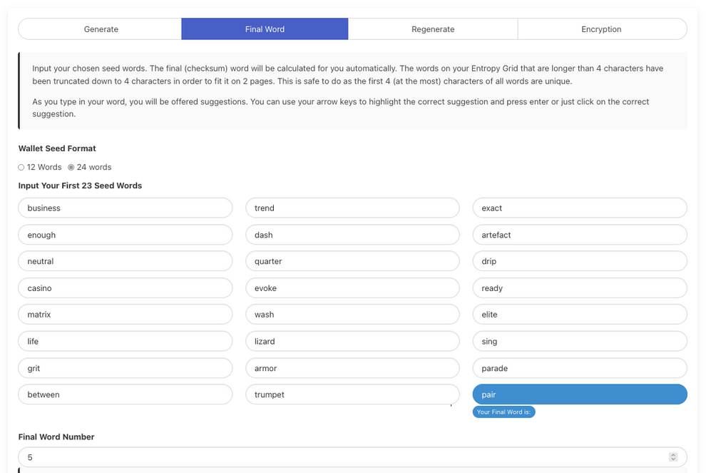 Border Wallets: A New Way to Create and Easily Memorize Bitcoin Seed Phrases 6