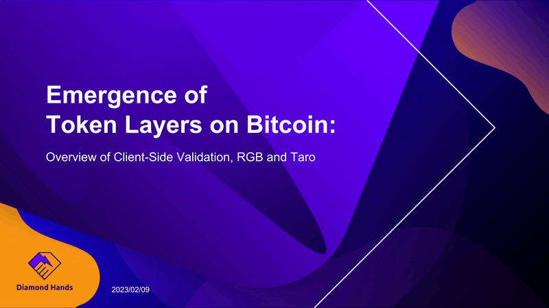 RGB And Taro, Both Putting Tokens On Bitcoin, Take Two Different Approaches To Development 2