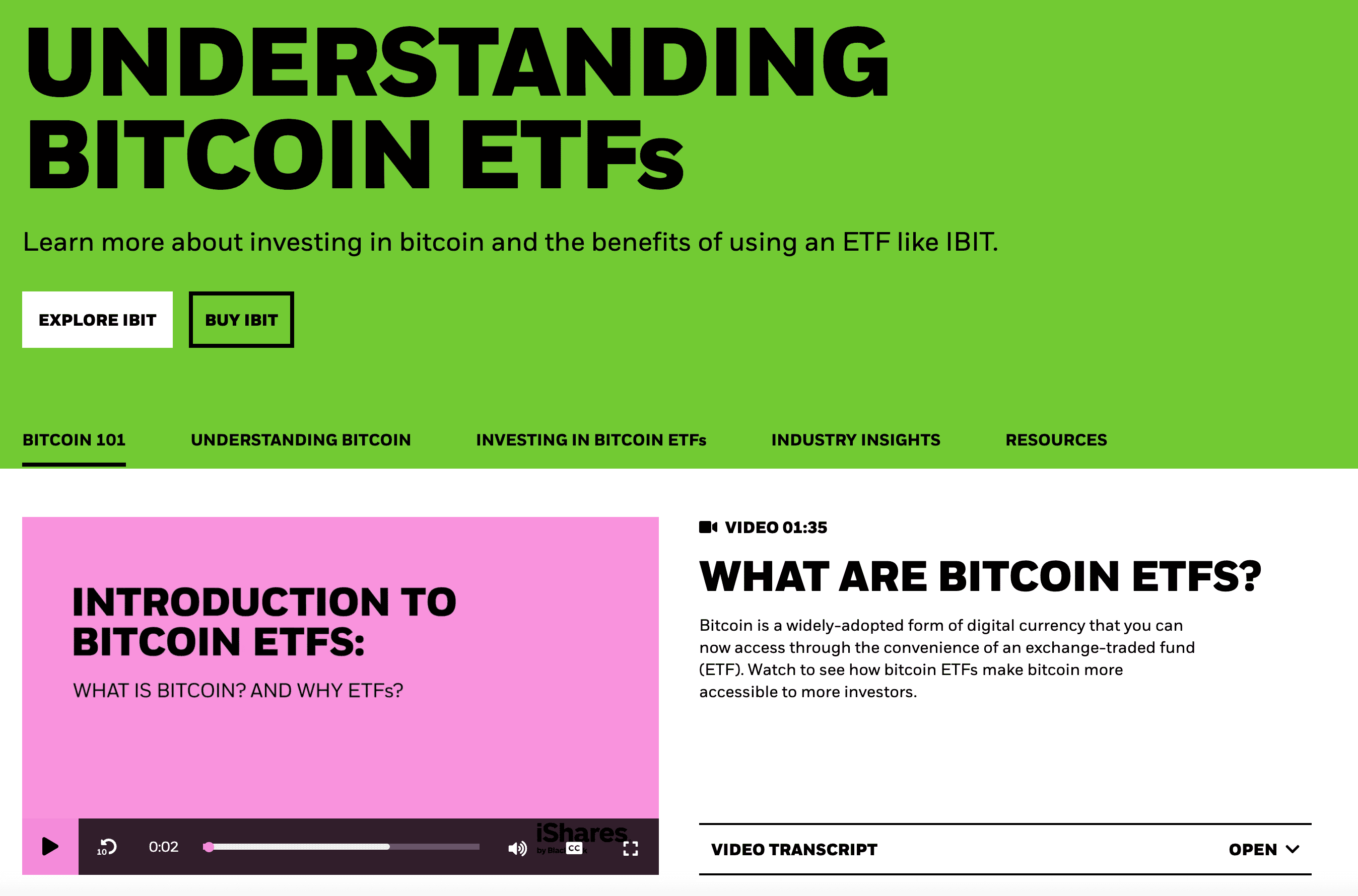 BlackRock Releases Bitcoin Education Series 1