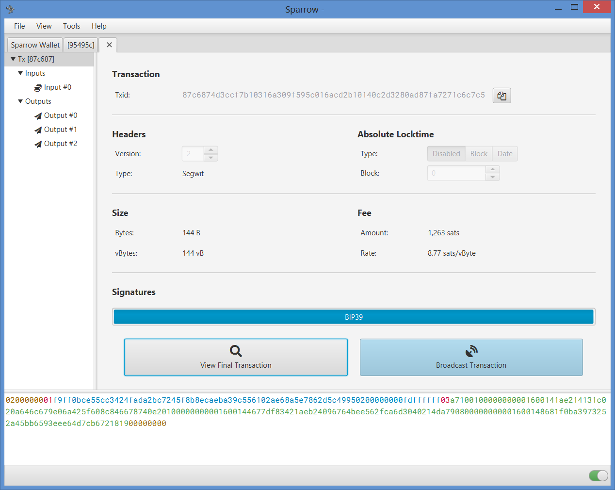 Bitcoin Wallets For Beginners, Part Four: Installing Sparrow Wallet 25