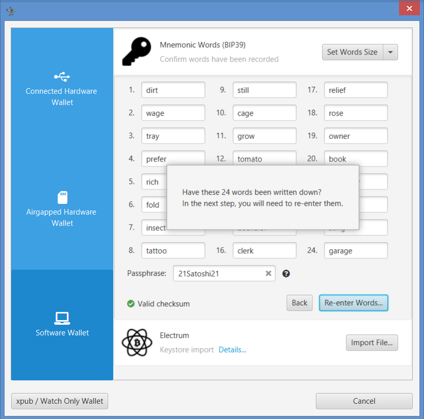 Bitcoin Wallets For Beginners, Part Four: Installing Sparrow Wallet 12