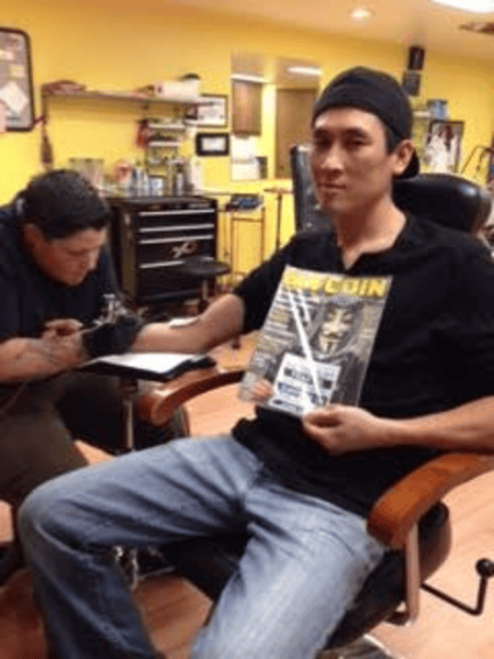 Bitcoin Fan Gets Tattoo of His Public Bitcoin Address 3