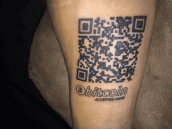 Bitcoin Fan Gets Tattoo of His Public Bitcoin Address 4