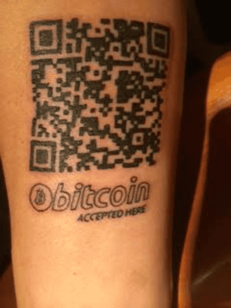 Bitcoin Fan Gets Tattoo of His Public Bitcoin Address 7