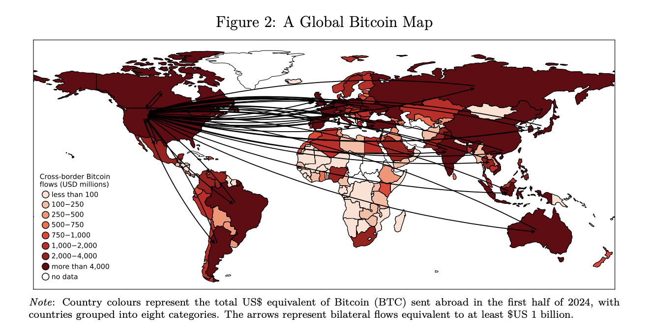 New BIS Report Says Bitcoin Use Surges During Economic Stress 1 A Global Bitcoin Map