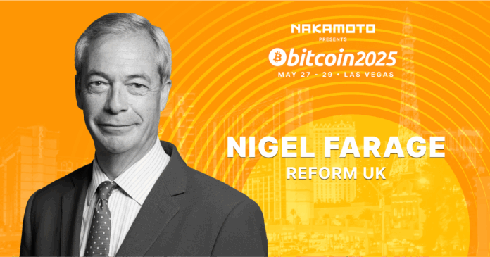 Nigel Farage speaker announcement
