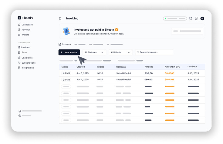 Invoicing History
