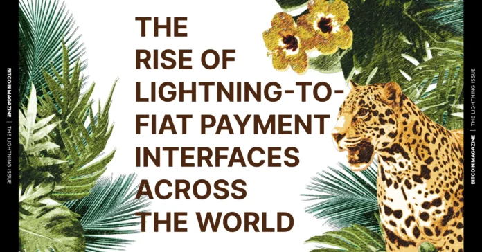 The Rise of Lightning - Article Header bitcoin jungle, Frank Corva Print, Lightning Issue