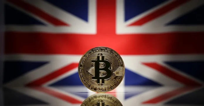 UK Union Jack Flag Bitcoin