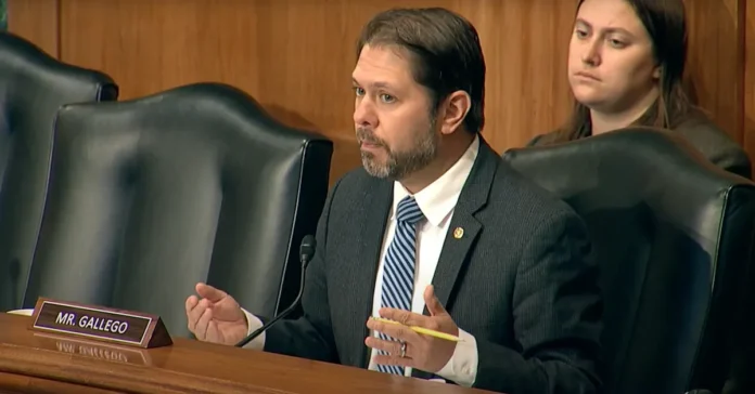 Senator Ruben Gallego Senate Banking Committee