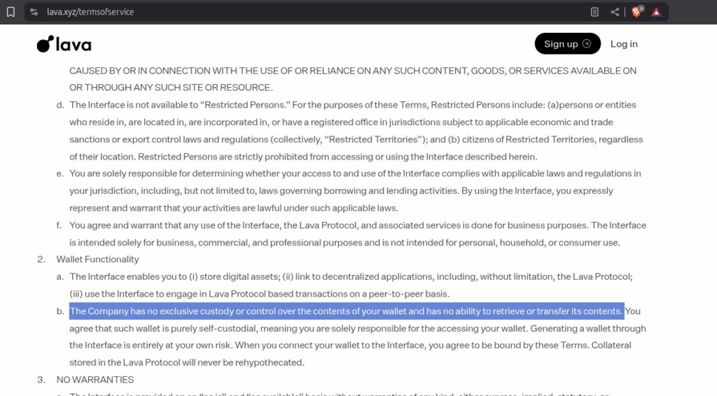 Lava Abandons Self-Custody Amidst Fund Raise, Sparking Controversy 1 Lava Abandons Self-Custody Amidst Fund Raise, Sparking Controversy