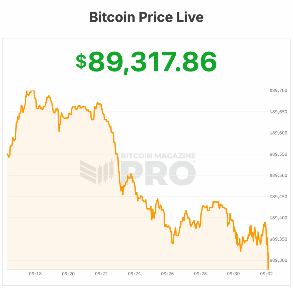 Bitcoin Price Bleeds Below $89,000 After Grim Weekend 1 Bitcoin price