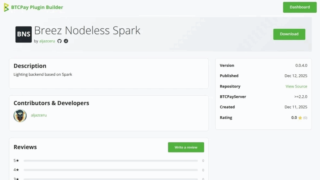 Time2Build 2025 Winners: Breez Awards Bitcoin Prizes for Lightning Integrations in BTCPay Server, Primal, and More