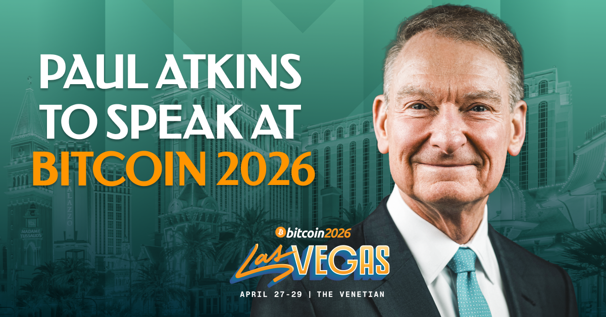 Paul Atkins Confirmed As A Bitcoin 2026 Speaker