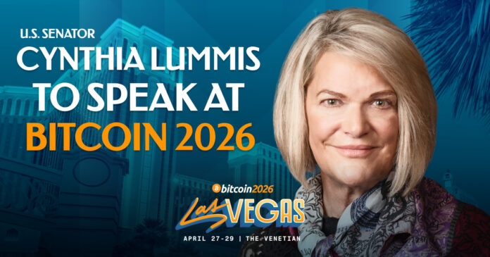 U.S. Senator Cynthia Lummis to Speak at Bitcoin 2026