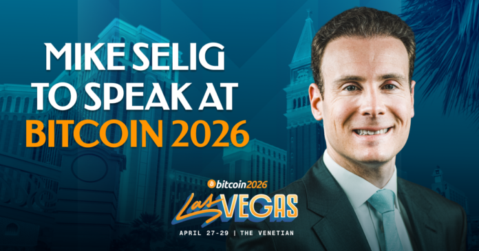 Mike Selig to Speak at Bitcoin 2026