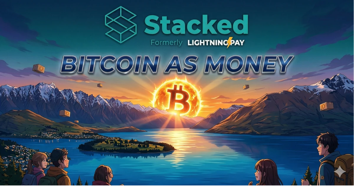Stacked (formerly Lightning Pay) launches self-custodial Lightning wallet as New Zealand’s last major non-custodial Bitcoin exchange