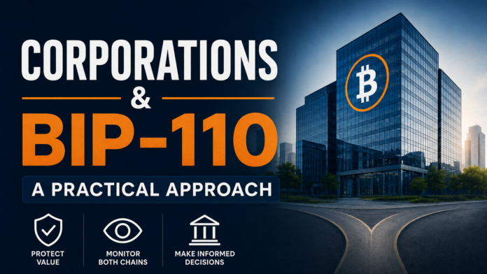 Corporation's Approach to the BIP-110 Soft Fork
