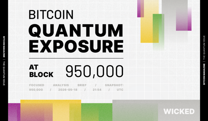 Bitcoin Quantum Exposure at Block 950,000